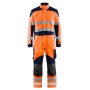 Blåkläder Multinorm inherent overall 6089-1513 High-Vis Oranje/Marineblauw