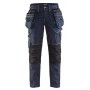 Blåkläder Dames werkbroek X1900 Stretch 7990-1141 Marineblauw/Zwart