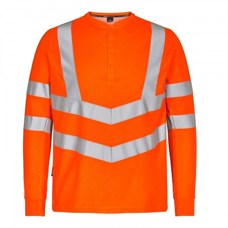 F.Engel 9548-182 Hi-Vis  T-Shirt Lange Mouwen Oranje