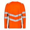 F.Engel 9545-182 Hi-Vis T-Shirt Lange Mouwen Oranje/Antraciet