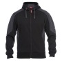 F.Engel 8820-233 Galaxy Vest Capuchon Zwart/Antraciet