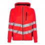 F.Engel 8025-241 Hi-Vis Vest Capuchon Rood/Zwart