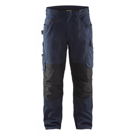 Blåkläder Service Werkbroek met stretch zonder spijkerzakken 1495-1330 Donker marineblauw/Zwart