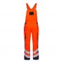 F.Engel 3545-319 Hi-Vis Light Amerikaanse Overall   Oranje/Inktblauw