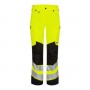 F.Engel 2544-314 Hi-Vis Werkbroek Stretch Geel/Zwart