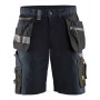 Blåkläder Short met stretch en spijkerzakken 1598-1343 Donker marineblauw/Zwart