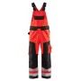 Blåkläder Bretelbroek High-Vis 2660-1811 High-Vis Rood/Zwart