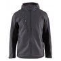 Blåkläder Softshell jack met capuchon 4753-2516 Medium Grijs/Zwart