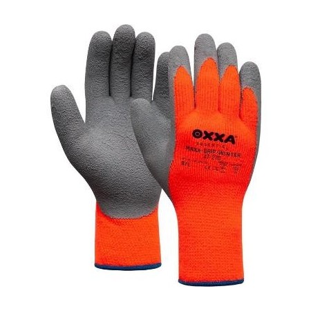 OXXA® Maxx-Grip-Winter 47-270 handschoen grijs/oranje