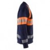 Blåkläder Sweater High-Vis 3359-1158 Marineblauw/Oranje OUTLET