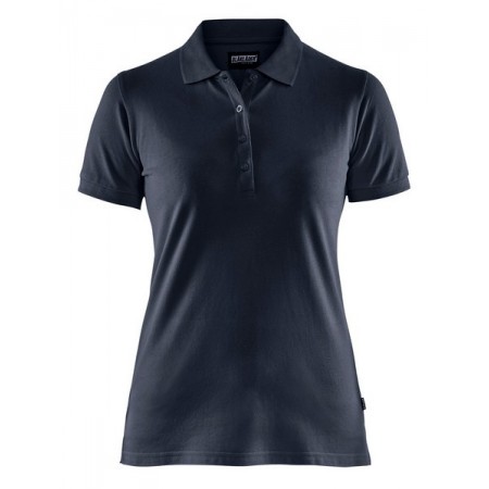 Blåkläder Dames Poloshirt Piqué 3307-1035 Donker marineblauw