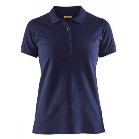 Blåkläder Dames Poloshirt Piqué 3307-1035 Marineblauw
