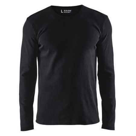 Blåkläder T-shirt lange mouw 3314-1032 Zwart