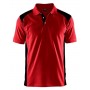 Blåkläder Poloshirt Piqué 3324-1050 Rood/Zwart