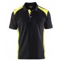 Blåkläder Poloshirt Piqué 3324-1050 Zwart/High-Vis Geel