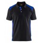 Blåkläder Poloshirt Piqué 3324-1050 Zwart/Korenblauw