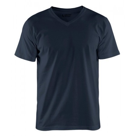 Blåkläder T-Shirt, V-hals 3360-1029 Donker marineblauw