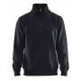 Blåkläder Sweatshirt Jersey (1/2 Rits) 3365-1048 Zwart