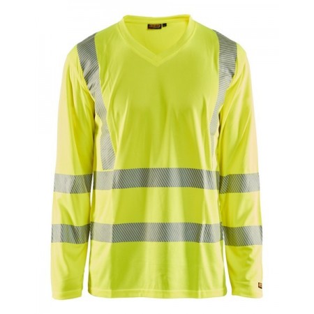 Blåkläder UV-T-shirt lange mouw High-Vis 3385-1013 High-Vis Geel