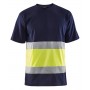 Blåkläder T-shirt High-Vis 3387-1030 Marine/High-Vis Geel