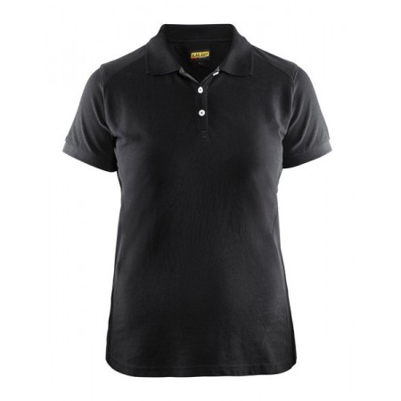 Blåkläder Dames Poloshirt Piqué 3390-1050 Zwart