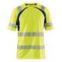 Blåkläder UV-T-Shirt High-Vis 3397-1013 High-Vis Geel/Marineblauw