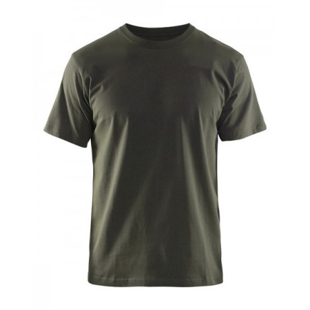 Blåkläder T-shirt 3525-1042 Groen/Grijs