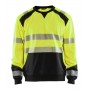Blåkläder Sweatshirt High-Vis 3541-2528 High-Vis Geel/Zwart