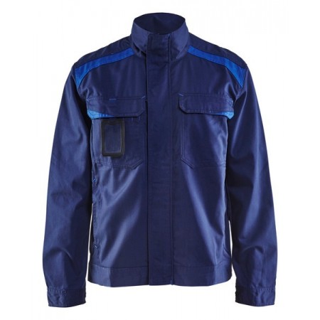 Blåkläder Industriejack. Ongevoerd 4054-1800 Marineblauw/Korenblauw