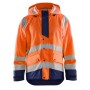 Blåkläder Regenjas High-Vis Level 3 4327-2005 High-Vis Oranje/Marineblauw