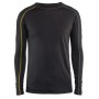 Blåkläder Onderhemd XLIGHT 100% Merino 4799-1734 Donkergrijs/Geel
