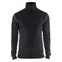 Blåkläder FR Onderhemd Zip-neck 4898-1725 Zwart