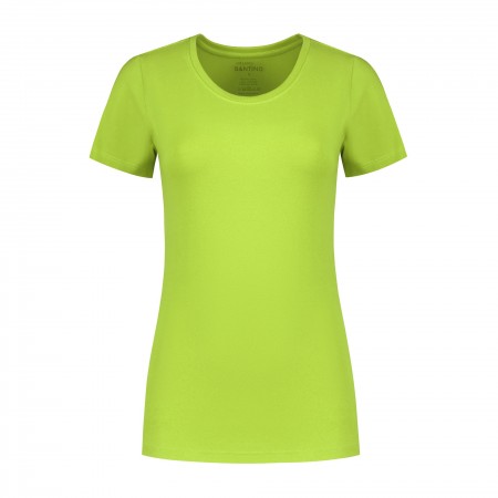 SANTINO T-shirt Jive ladies C-neck Lime