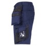 Jobman 2168 Korte werkbroek van stretch met spijkerzaken Navy/Zwart