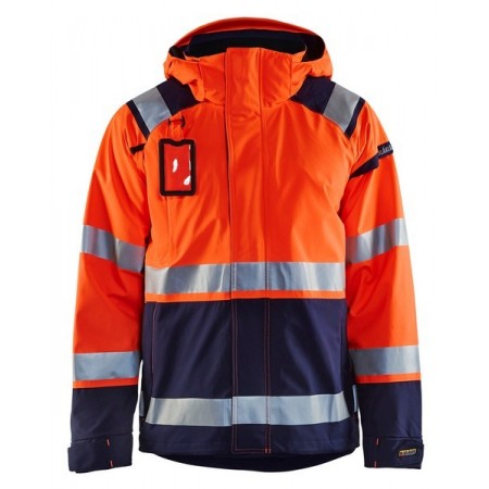 Blåkläder Shelljack High-Vis 4987-1987 High-Vis Oranje/Marineblauw