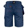 Jobman 2722 Korte werkbroek met spijkerzakken Navy/Zwart