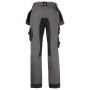 Jobman 2164 Stretch Werkbroek met spijkerzakken Donkergrijs/Zwart