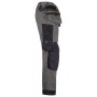 Jobman 2164 Stretch Werkbroek met spijkerzakken Donkergrijs/Zwart