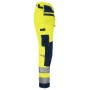 Jobman 2222 Hi-Vis Werkbroek met spijkerzakken Geel/Navy