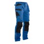 Jobman 2322 Werkbroek met spijkerzakken Hemelsblauw/Zwart