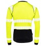 Jobman 5598 Hi-Vis Lange Mouwen T-shirt UV-Pro Geel/Zwart