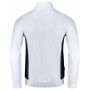 Jobman 5401 Sweater met halve rits Wit/Zwart