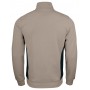 Jobman 5401 Sweater met halve rits Khaki/Zwart