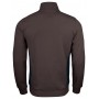 Jobman 5401 Sweater met halve rits Bruin/Zwart