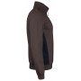 Jobman 5401 Sweater met halve rits Bruin/Zwart