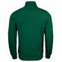 Jobman 5401 Sweater met halve rits Bosgroen/Zwart