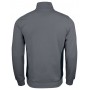 Jobman 5401 Sweater met halve rits Donkergrijs/Zwart