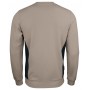 Jobman 5402 Ronde hals Sweater Khaki/Zwart