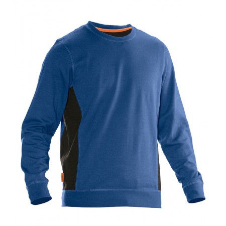 Jobman 5402 Ronde hals Sweater Hemelsblauw/Zwart