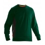 Jobman 5402 Ronde hals Sweater Bosgroen/Zwart